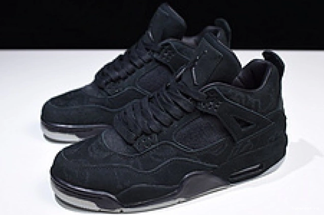 kaws 4 black Nike Jordan 930155 001 Air retro 0807